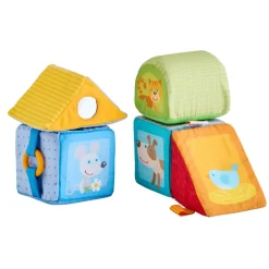 HABA Animal Discovery Cubes< Plush Baby Toys