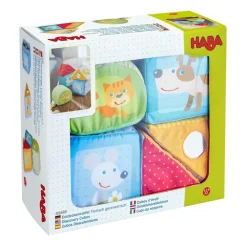 HABA Animal Discovery Cubes< Plush Baby Toys