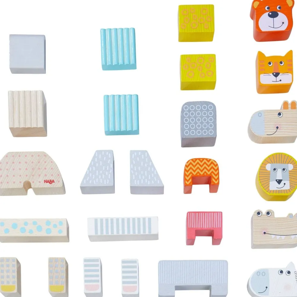 HABA Animal Parade Blocks< Wooden Stacking Toys & Arranging Games