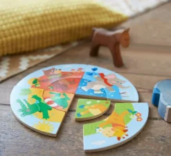 HABA Animal Seasons Wooden Arranging Game< Puzzles