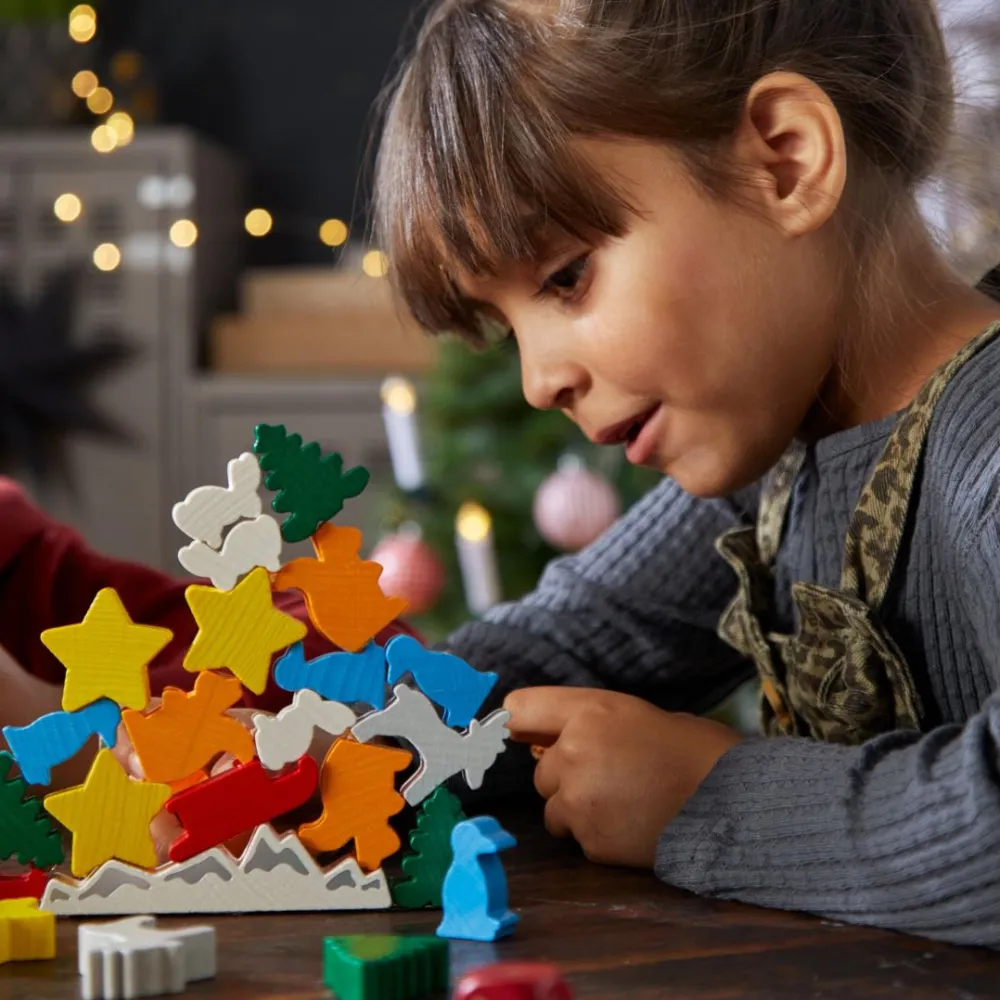 HABA Animal Upon Animal Christmas Stacking Game< Dexterity Games