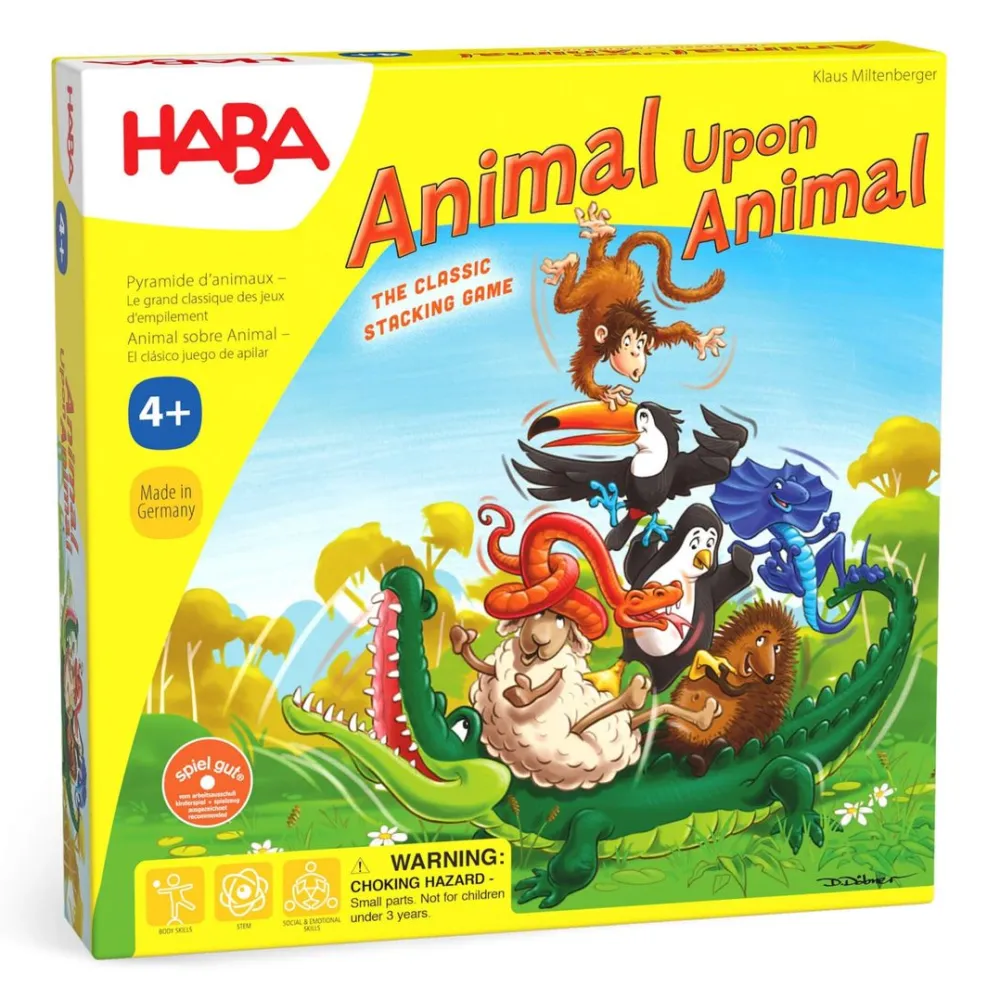 HABA Animal Upon Animal Game< Dexterity Games