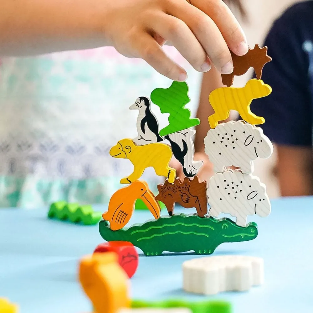 HABA Animal Upon Animal Game< Dexterity Games