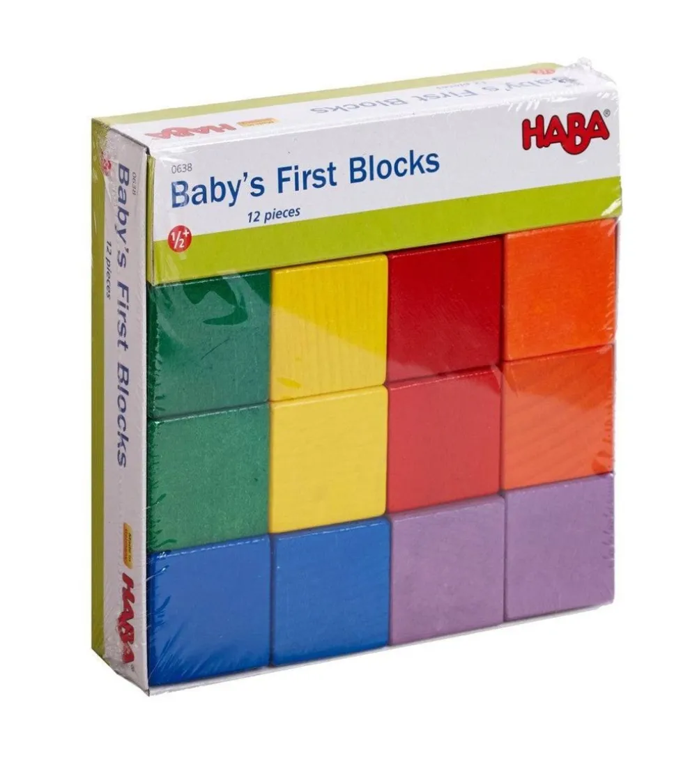 HABA Baby'S First Wood Basic Blocks< Wooden Building Blocks