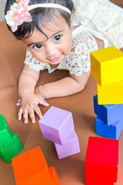 HABA Baby'S First Wood Basic Blocks< Wooden Stacking Toys & Arranging Games