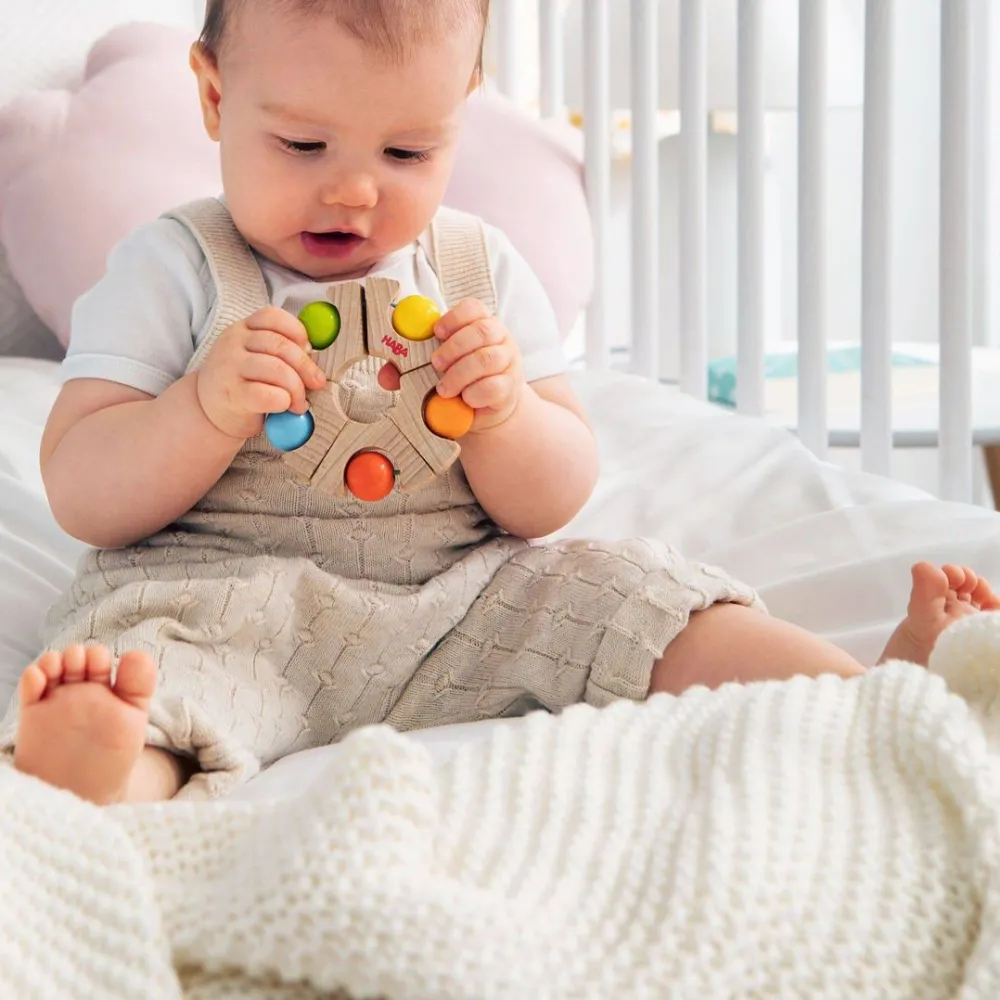 HABA Ball Wheel Grasping Toy< Grasping + Teething Toys