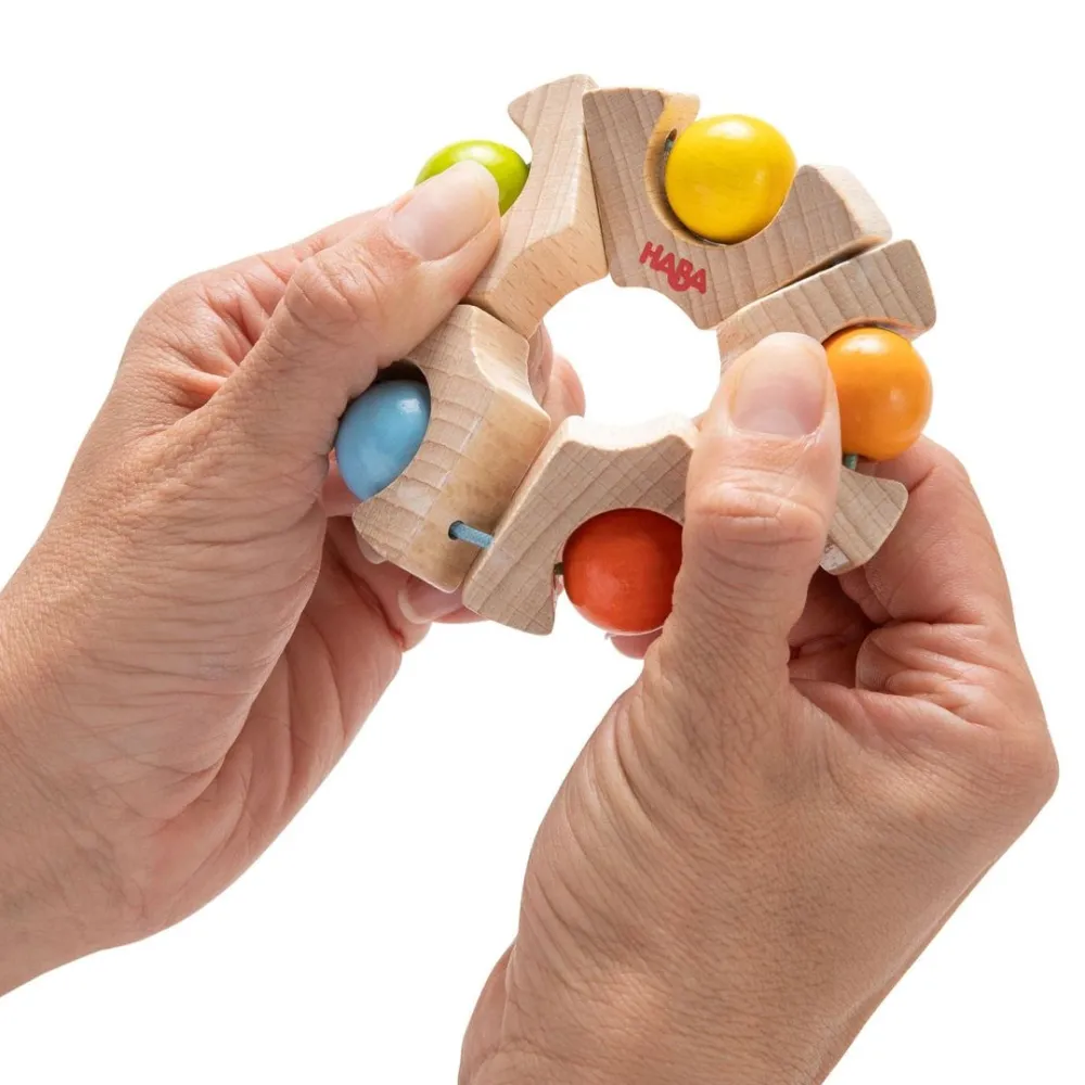 HABA Ball Wheel Grasping Toy< Grasping + Teething Toys