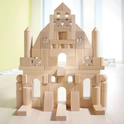 HABA Basic Building Blocks 102 Piece Extra Large Wooden Starter Set< Wooden Building Blocks