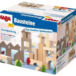HABA Basic Building Blocks 26 Piece Starter Set< Wooden Stacking Toys & Arranging Games