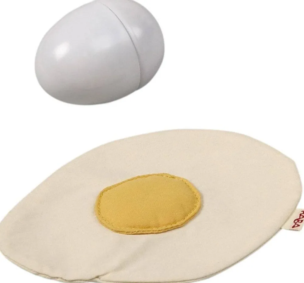 HABA Biofino Fried Egg With Shell Soft Play Food< Pretend Play Food