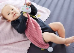 HABA Bunny Lovey Baby Blankie< Plush Baby Toys