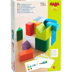 HABA Chromatix 3D Arranging Game Wooden Building Blocks< Arranging Games