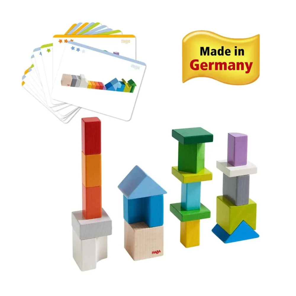 HABA Chromatix 3D Arranging Game Wooden Building Blocks< Arranging Games