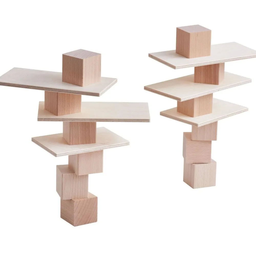 HABA Clever Up! Building Block System 1.0< Wooden Building Blocks