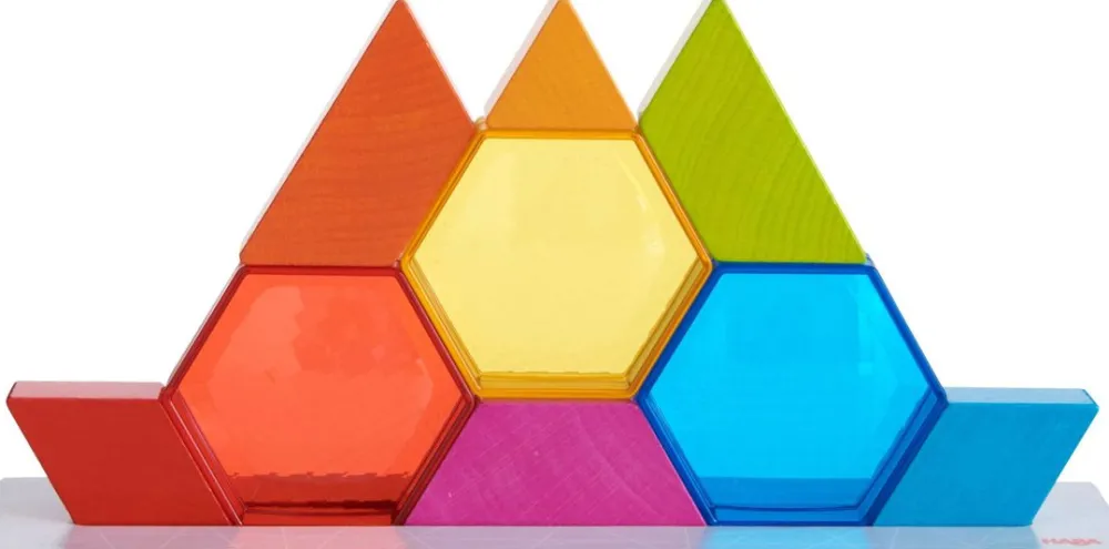 HABA Color Crystals 15 Piece Stacking Game< Arranging Games