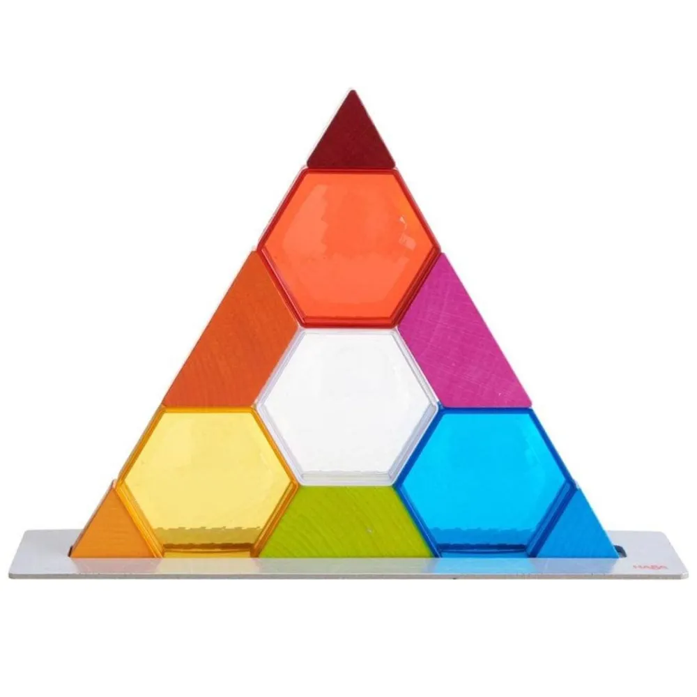 HABA Color Crystals 15 Piece Stacking Game< Shape Sorters + Stacking Toys