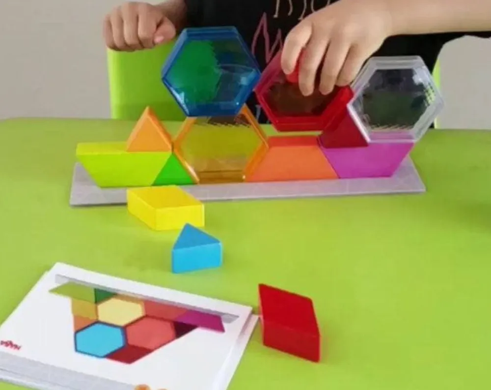 HABA Color Crystals 15 Piece Stacking Game< Shape Sorters + Stacking Toys