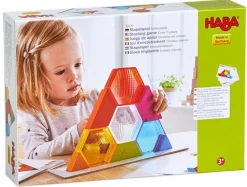HABA Color Crystals 15 Piece Stacking Game< Shape Sorters + Stacking Toys