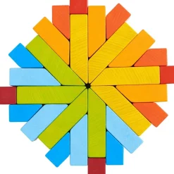HABA Creative Stones 3D Wooden Arranging Blocks< Arranging Games