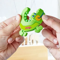 HABA Crocodile Silicone Teething Toy< Grasping + Teething Toys