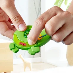 HABA Crocodile Silicone Teething Toy< Grasping + Teething Toys