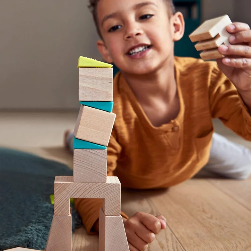 HABA Crooked Towers Wooden Blocks< Arranging Games