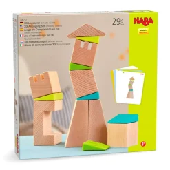 HABA Crooked Towers Wooden Blocks< Wooden Building Blocks
