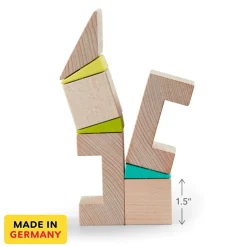 HABA Crooked Towers Wooden Blocks< Wooden Stacking Toys & Arranging Games