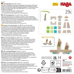 HABA Crooked Towers Wooden Blocks< Wooden Stacking Toys & Arranging Games
