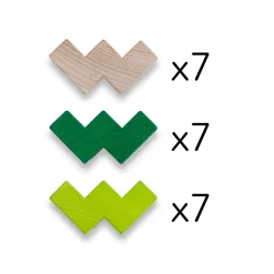 HABA 3D Viridis Wooden Stacking Game< Arranging Games