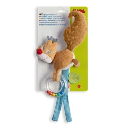 HABA Dangling Figure Forest Friends Squirrel< Hanging Baby Toys + Mobiles