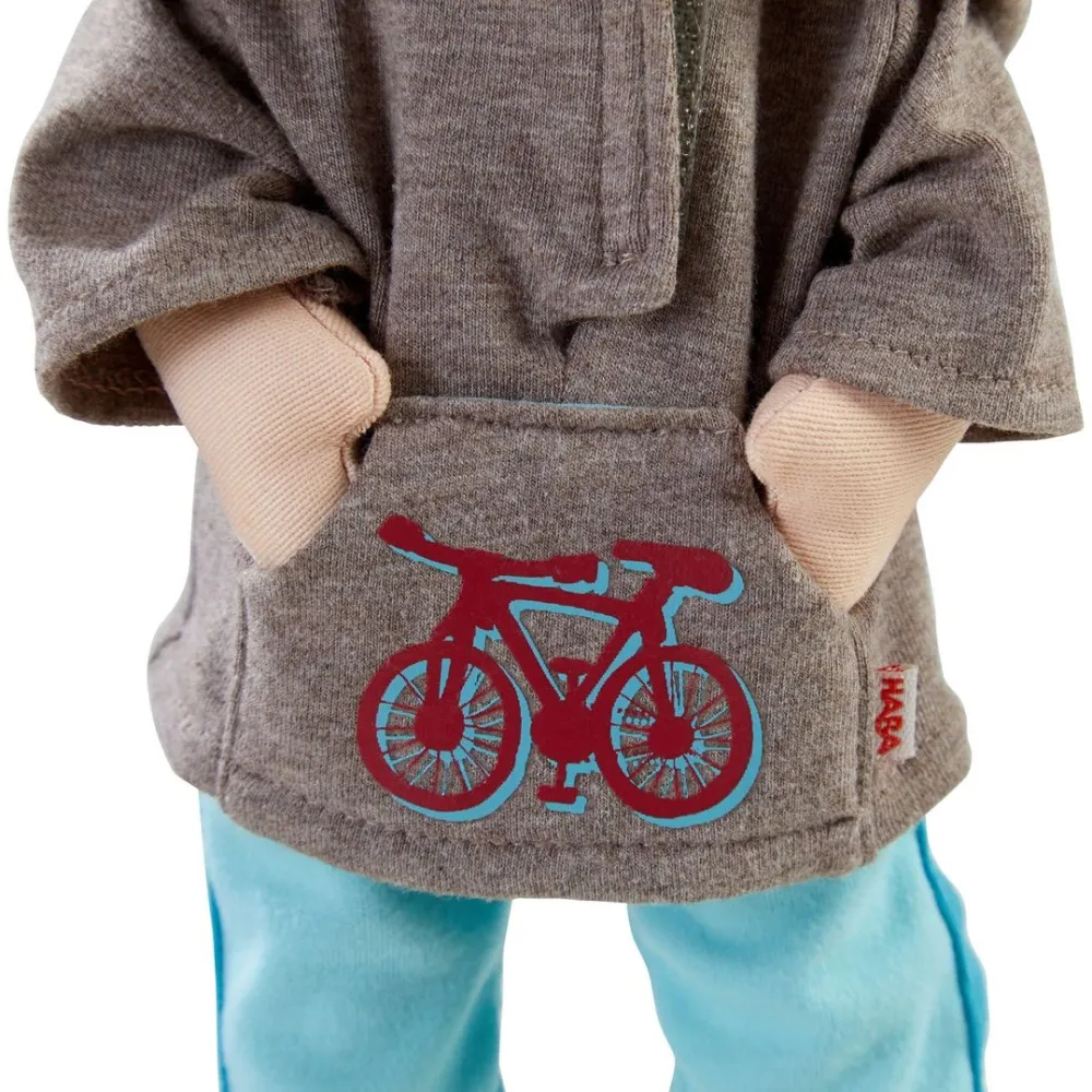 HABA Doll Lian With Hoodie< Plush Dolls