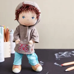 HABA Doll Lian With Hoodie< Plush Dolls