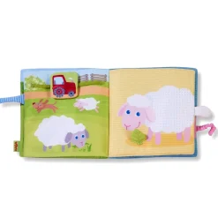 HABA Down On The Farm Soft Book With Cow Puppet< Puppets