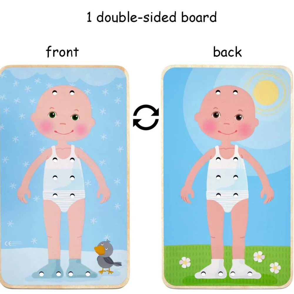HABA Dress Me Threading & Lacing Game< Lacing Toys + Motor Skills