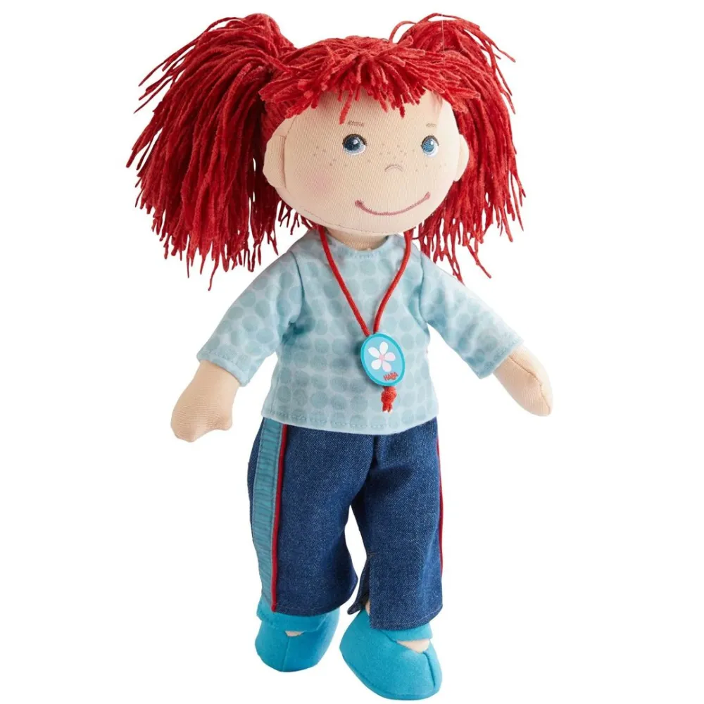 HABA Dress Set Jeans For 12" Soft Dolls< Doll Clothes + Accessories