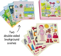 HABA Dress-Up Doll Lilli Magnetic Game< Lacing Toys + Motor Skills