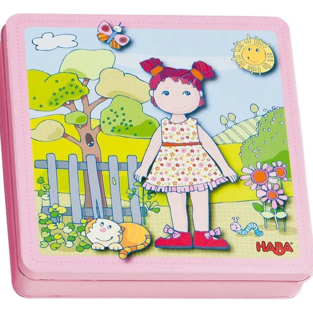 HABA Dress-Up Doll Lilli Magnetic Game< Lacing Toys + Motor Skills
