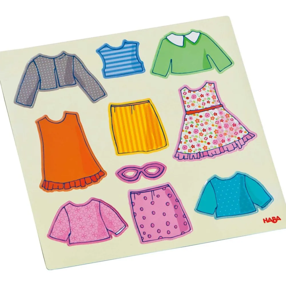 HABA Dress-Up Doll Lilli Magnetic Game< Lacing Toys + Motor Skills