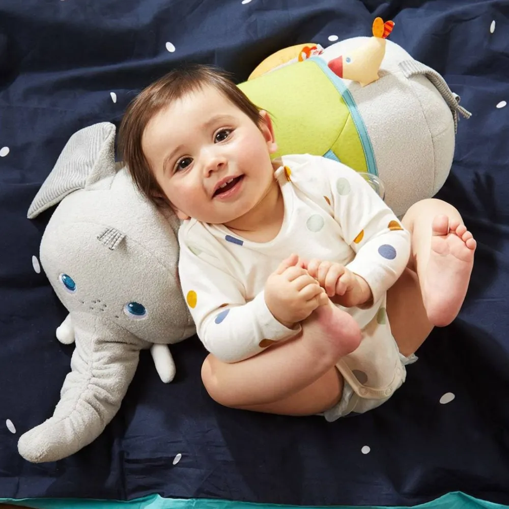 HABA Elephant Discovery Pillow< Plush Baby Toys