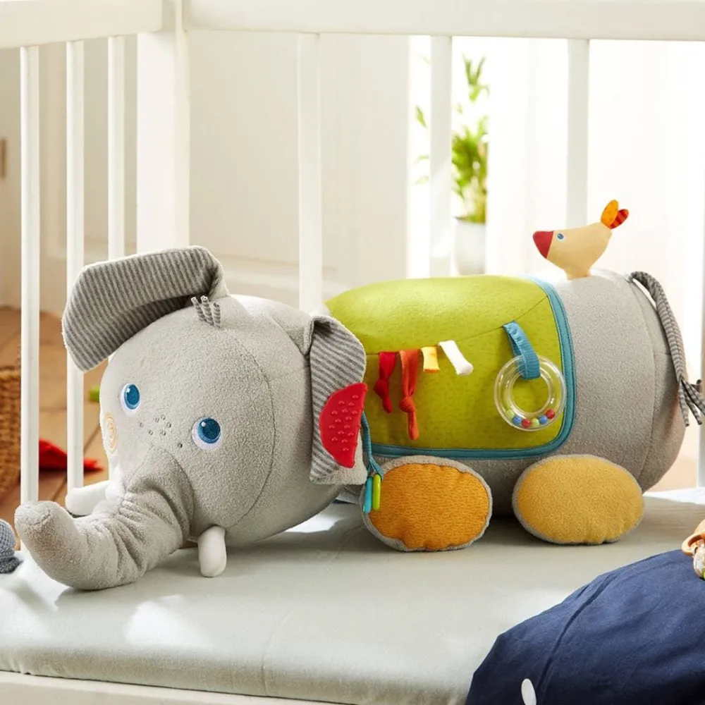 HABA Elephant Discovery Pillow< Plush Baby Toys