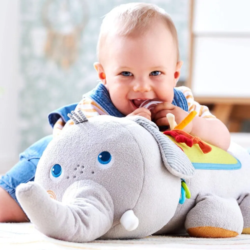 HABA Elephant Discovery Pillow< Play Gyms, Play Mats + Accessories