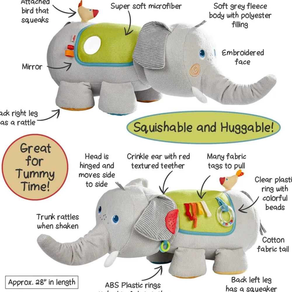 HABA Elephant Discovery Pillow< Play Gyms, Play Mats + Accessories