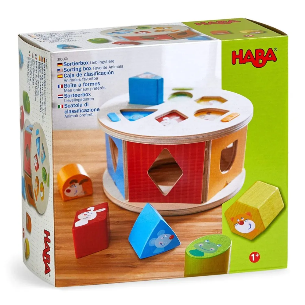 HABA Favorite Animals Sorting Box< Shape Sorters + Stacking Toys