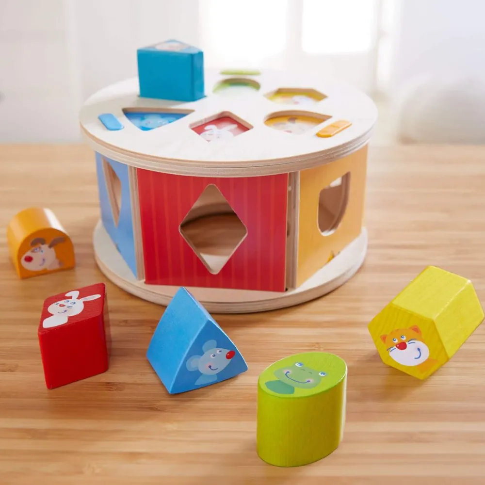 HABA Favorite Animals Sorting Box< Wooden Stacking Toys & Arranging Games