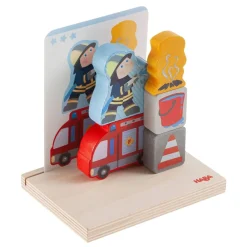 HABA Fire Brigade Stacking Toy< Shape Sorters + Stacking Toys