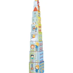 HABA Fire Brigade Sturdy Cardboard Stacking Cubes< Shape Sorters + Stacking Toys