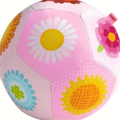 HABA Flower Magic 5 1/2" Soft Baby Ball< Plush Baby Toys