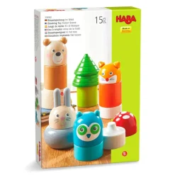 HABA Forest Animals Wooden Stacking Toy< Shape Sorters + Stacking Toys