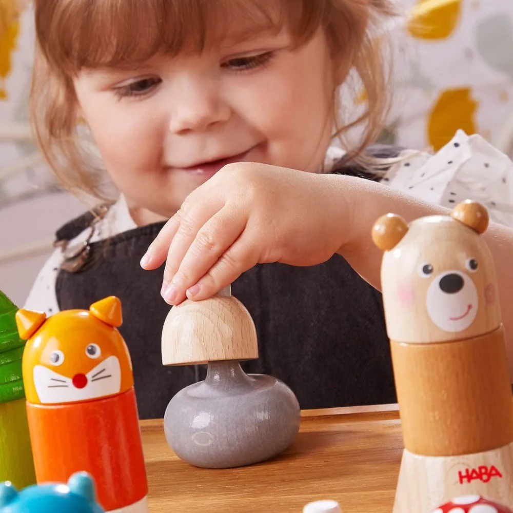 HABA Forest Animals Wooden Stacking Toy< Wooden Stacking Toys & Arranging Games